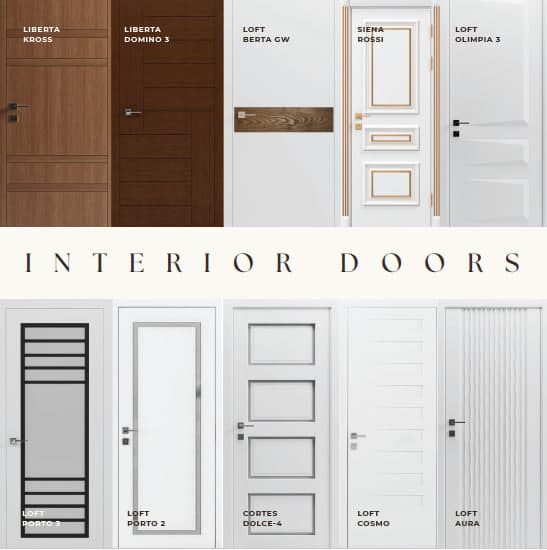 Interior doors finishes