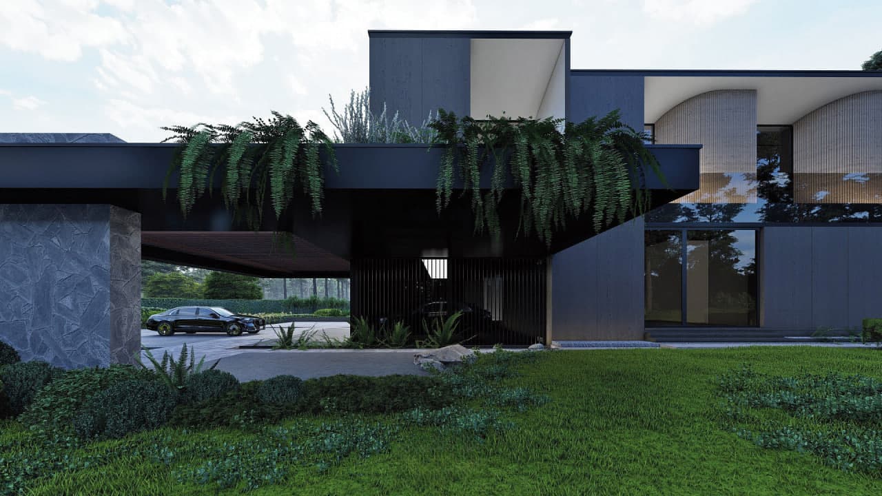 Architecture service — exterior render